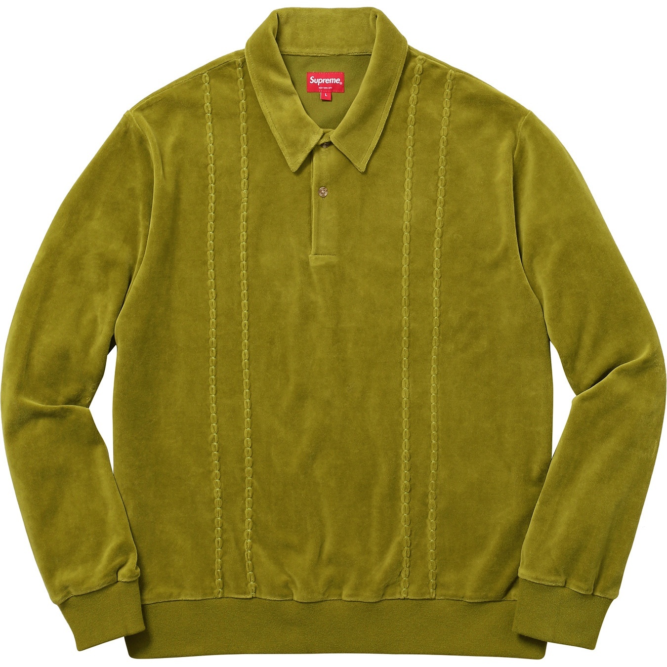 Velour L/S Polo view 8
